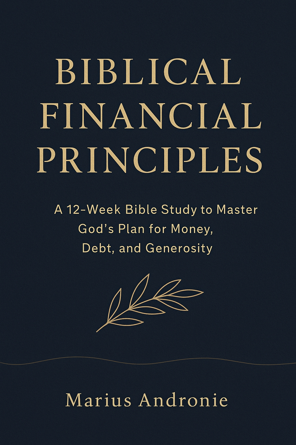 Biblical Financial Principles